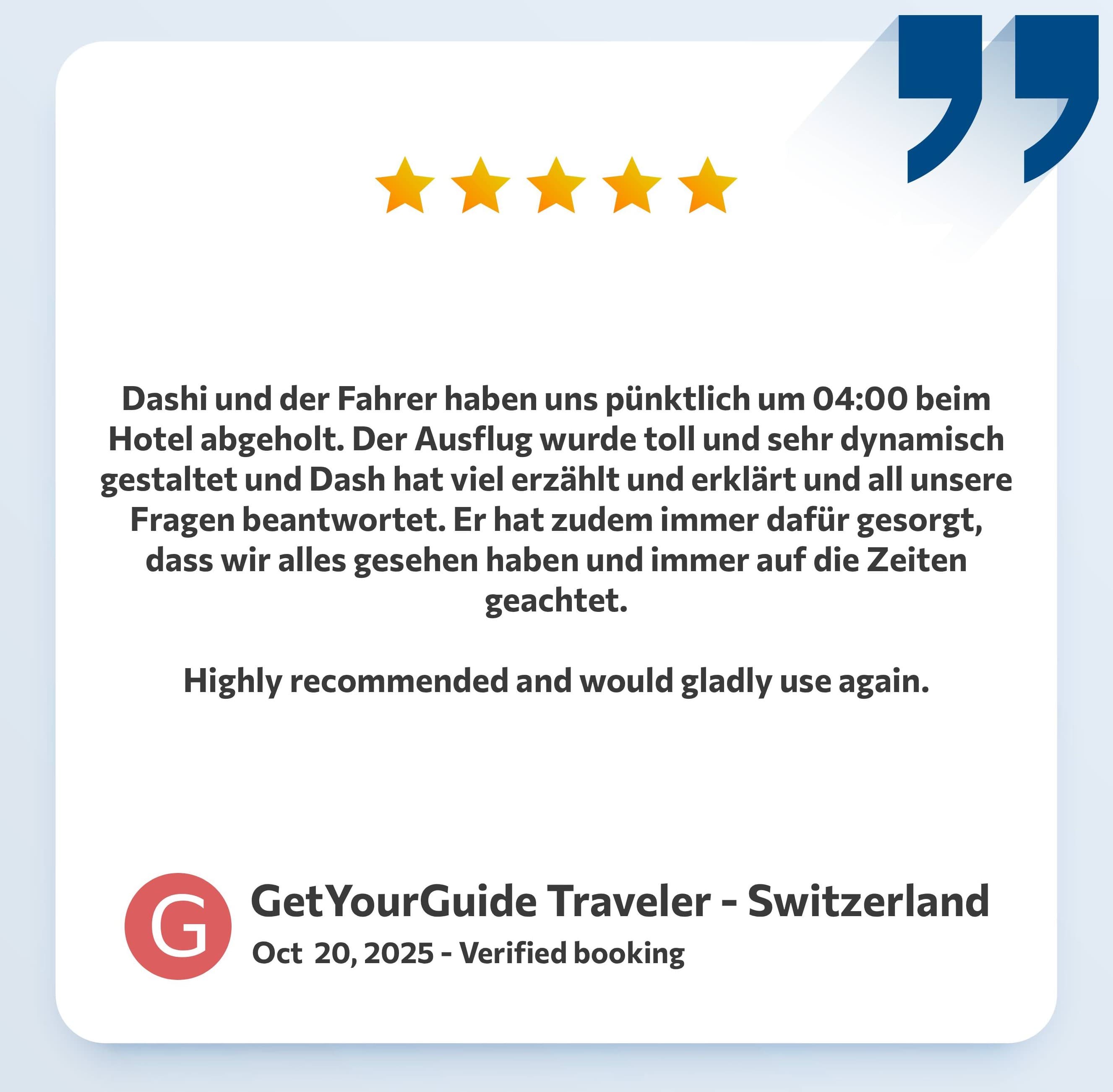 Verified customer review for Sri Lanka tour and airport transfer service